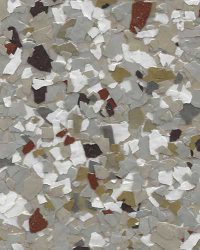 Creekbed chips for epoxy floors